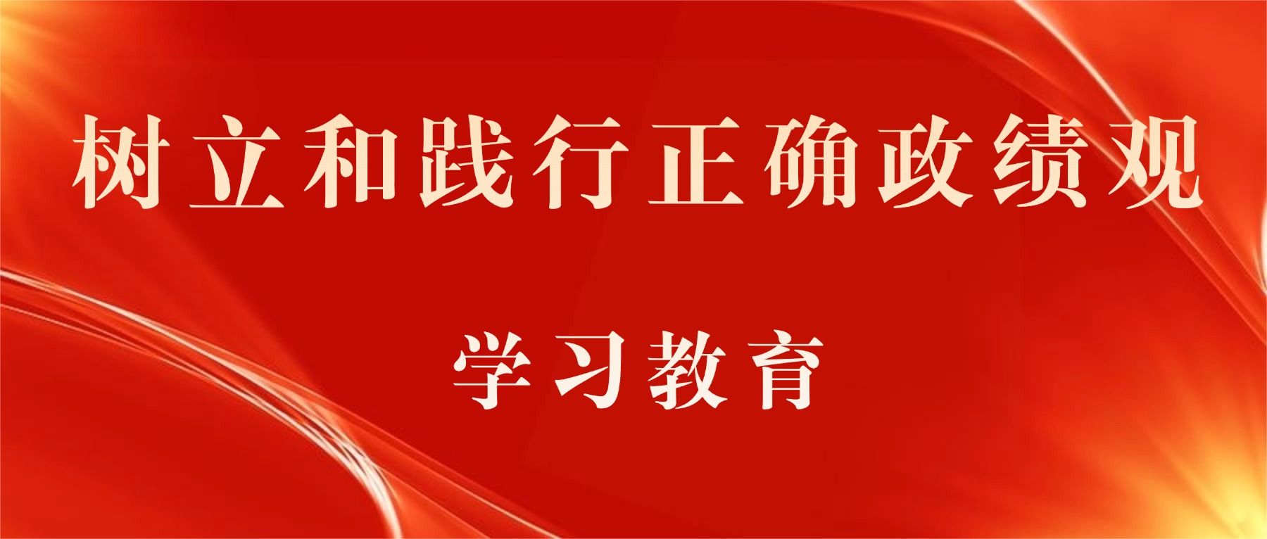 树立和践行正确政绩观学习教育